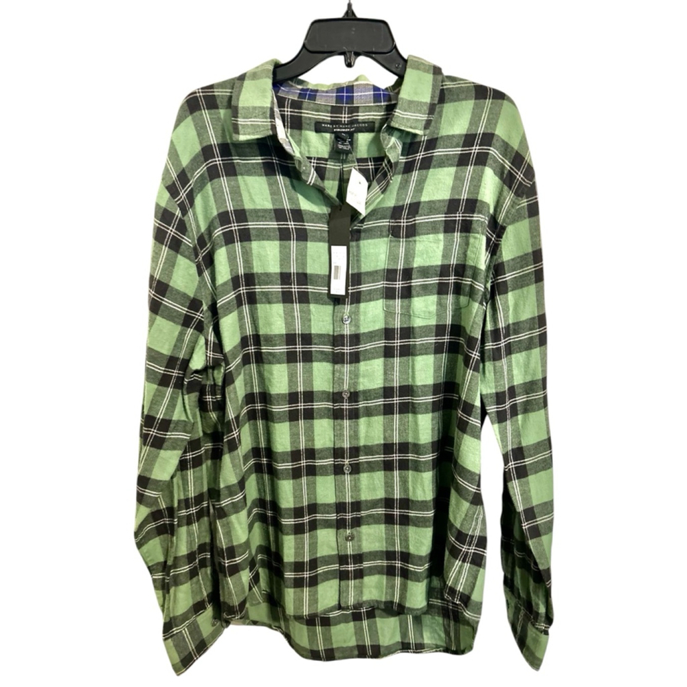 NWT $228 MARC by MARC JACOBS men's button down shirt in size XL